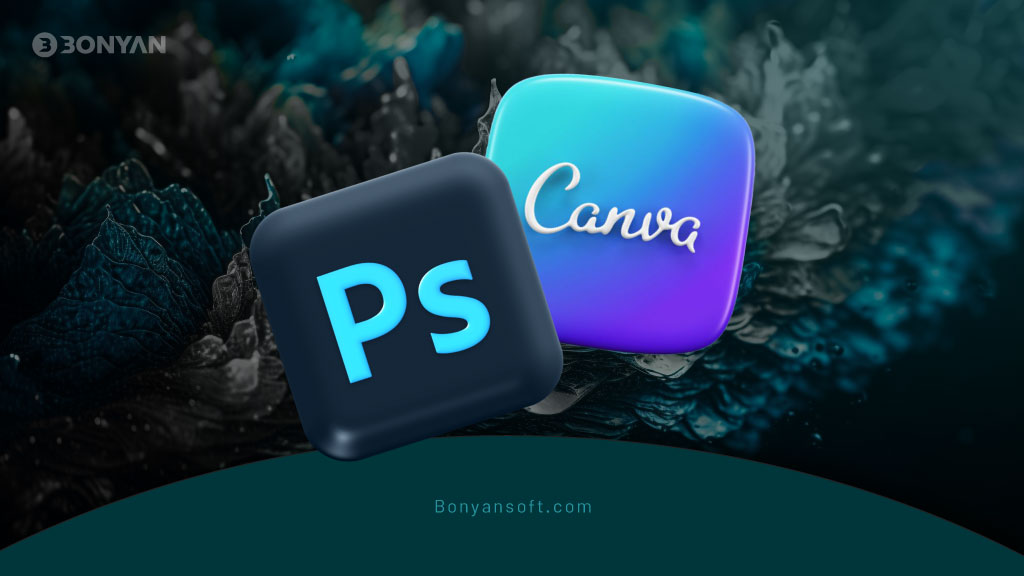 مقارنة Canva و Photoshop