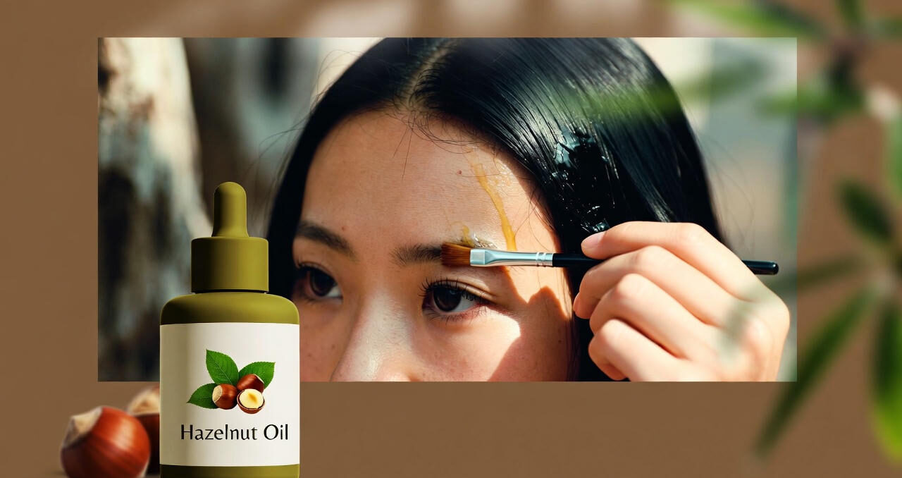 فوائد زيت البندق للشعر